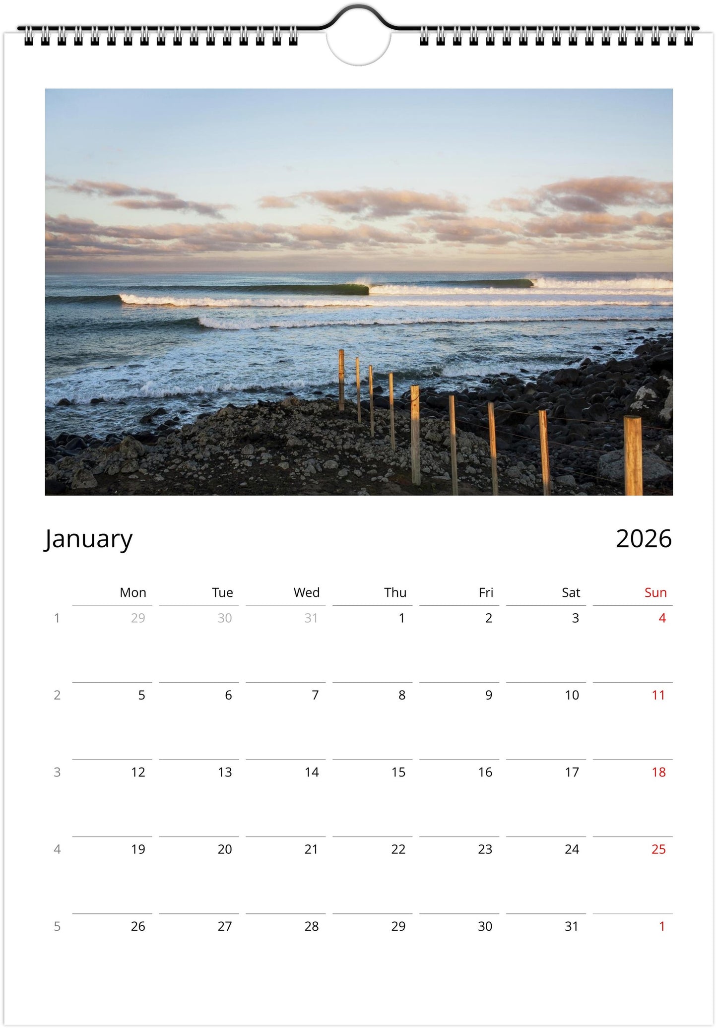 2026 Calendar - Aotearoa Line-ups