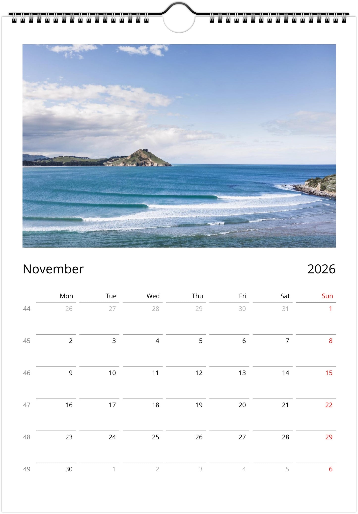 2026 Calendar - Aotearoa Line-ups