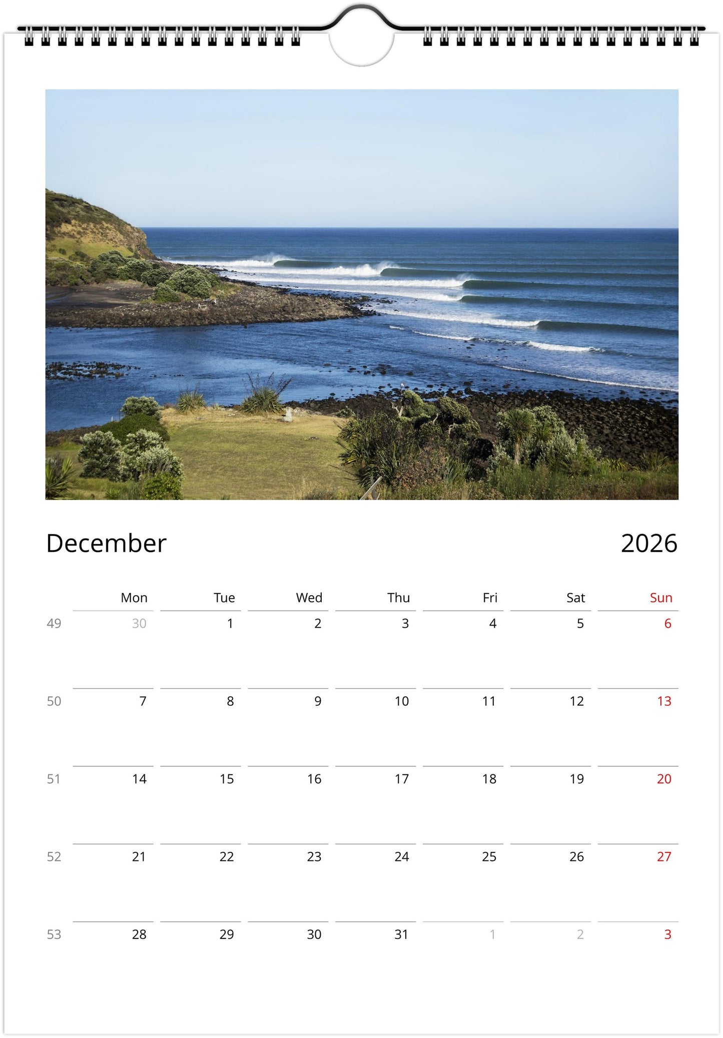2026 Calendar - Aotearoa Line-ups