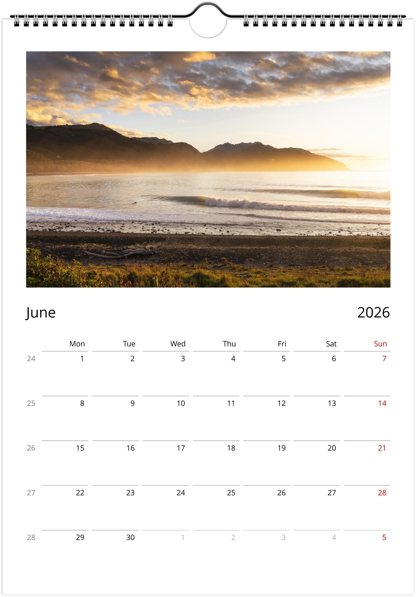 2026 Calendar - Aotearoa Line-ups